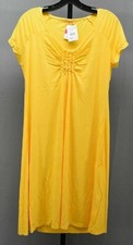 NWT New Fresh Produce Emma Dress, Women's Size Medium M Gold Mango