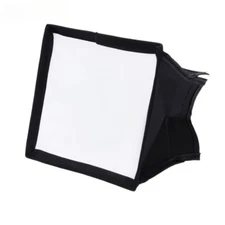 15*17cm Universal Flash Diffuser  Soft Light Box Silver Reflector Mini Photo