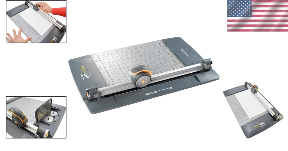 Leichter 12 Zoll Titan Rotationsschneider für präzises Basteln und Trimmen - Bild 2 von 4