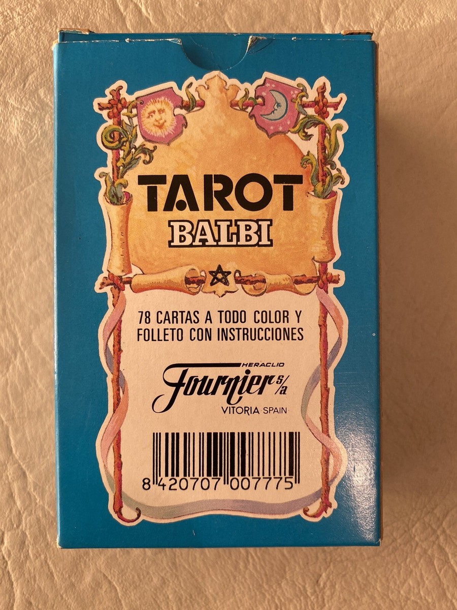 ORIGINAL OLD DOMENICO BALBI TAROT 78 CARDS DECK NEW UNUSED