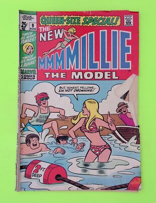 Millie the Model Annual #9 1970 Atlas Annual Low Grade (BIKINI) L27-52