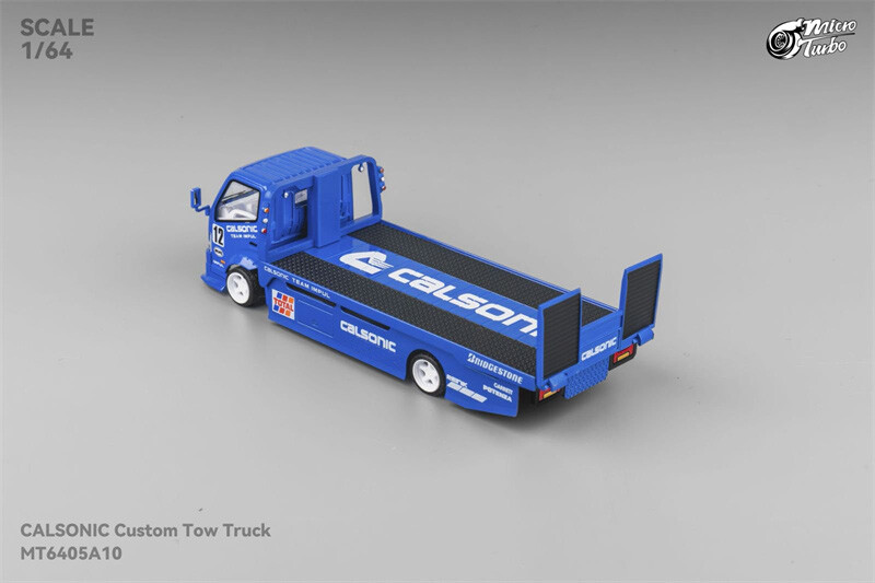Micro turbo custom tow track カルソニックカラー Micro Turbo 1:64 costom tow truck Calsonic Kansel Diecast