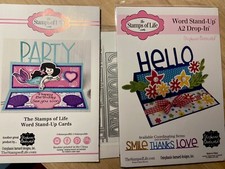 The Stamps Of Life Word Stand - Up A2 Drop In And party Words Drop In.