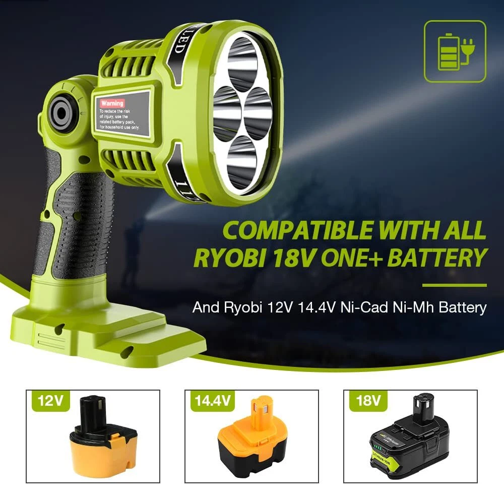 Ryobi 18v online spotlight