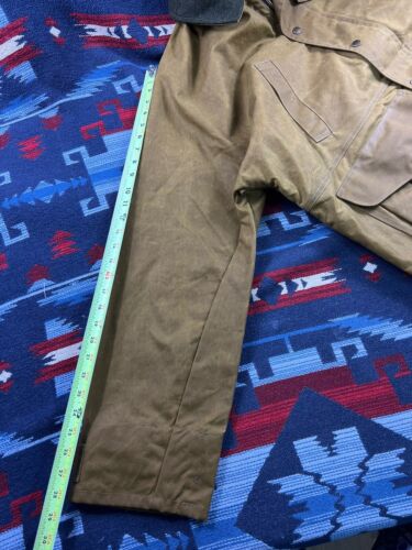 CC FILSON TIN CLOTH FIELD JACKET Coat DARK TAN Hunting Big Pockets Men’s XXL - Picture 9 of 19