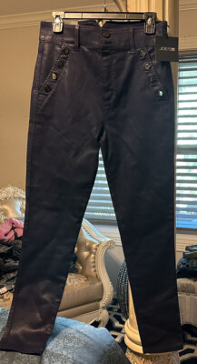 Joe s   Jeans dusk  purple skinny coated  stretch jeans  sz  30