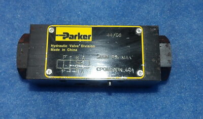 PARKER CPOM2DDN-60 5000PSI Max Pilot Operated Check Valve + 1 Year Warranty