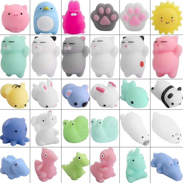 Hicdaw 30 Pcs Mochi Squishy Toys MINI KAWAII Animal Squishies Stress 30pcs for sale online | eBay