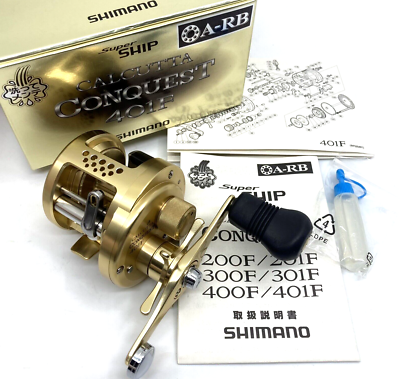 SHIMANO シマノCALCUTTA CONQUEST 401F Shimano JDM Calcutta Conquest F boat reels, Japan Version 2005-2012