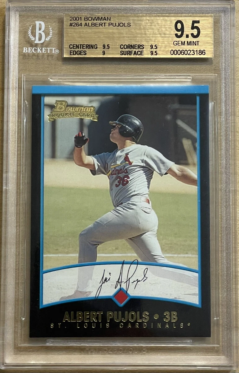Topps Albert Pujols Grade 9.5 Baseball Sports Trading Cards