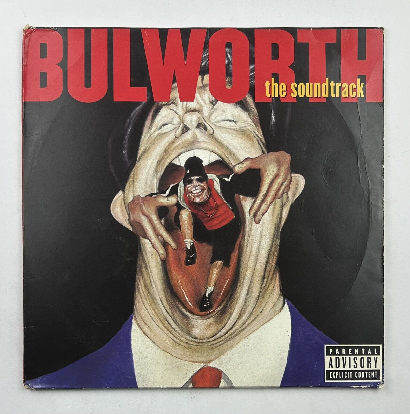 Bulworth vinyl Soundtrack 1998 Double Album LP Dr Dre Cypress Hill Wu Tang Clan
