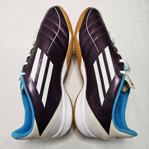 Zapatos de fútbol sala Adidas V22586 F10-F50 púrpura blanco para mujer talla 10 - Imagen 9 de 14