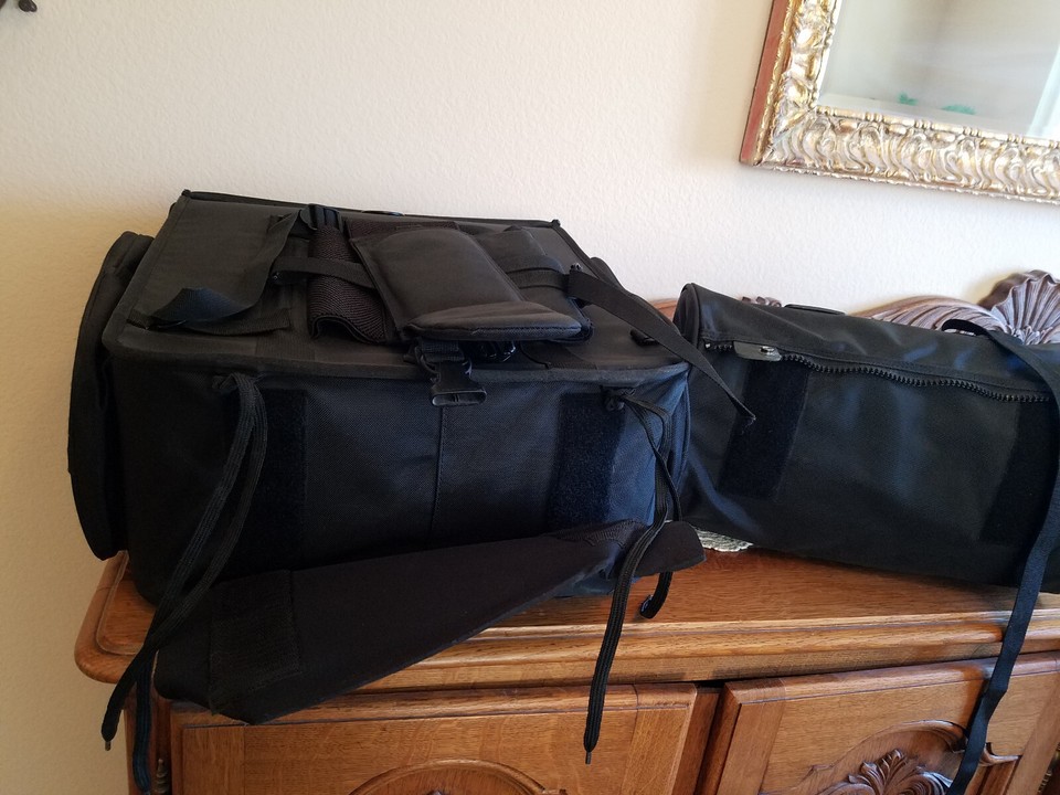 Tourmaster Motorcycle Sissy Bar Luggage Bag Satchel Rain Cover Straps