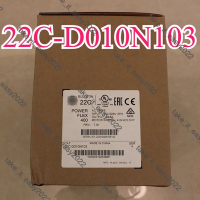 22C-D010N103 New Allen-Bradley PowerFlex 400- 4 kW (5 HP) AC Drive 22CD010N103