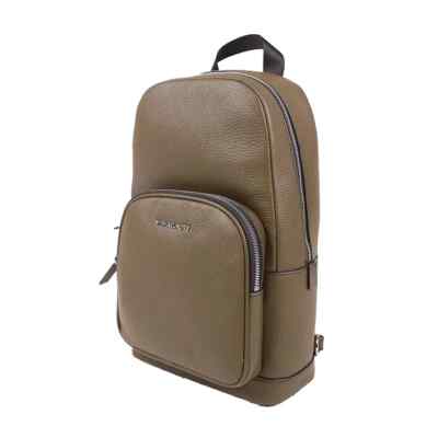 S Michael Kors Commuter Slingpack Olive Leather Bag 37S1LCOY1L NWT $368 Retail MICHAEL KORS COOPER COMMUTER SLING PACK BACKPACK | eBay main image 4