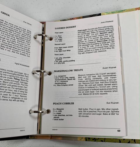 2000 Community Baptist Church Saginaw MI Cook Book Community Cookbook Binder - Picture 8 of 12