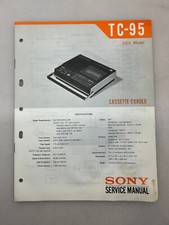 Sony TC-95 Original Service Manual Free Shipping