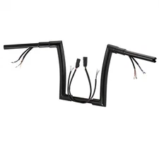 12" Pre-wired Handlebar 1" Clamp Ape Bar for Softail Fat Boy Heritage 2007-2013