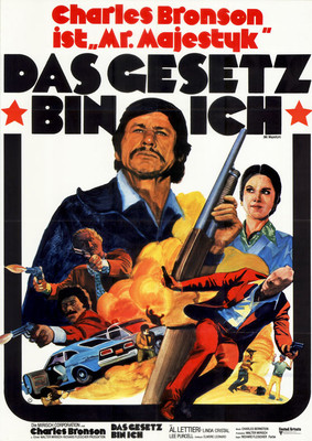 Das Gesetzt bin ich ORIGINAL A1 Kinoplakat Charles Bronson / Richard Fleischer