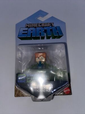 Minecraft Earth Attacking Alex Boost Mini 1'' Mini Figure in Game Boost NIP@