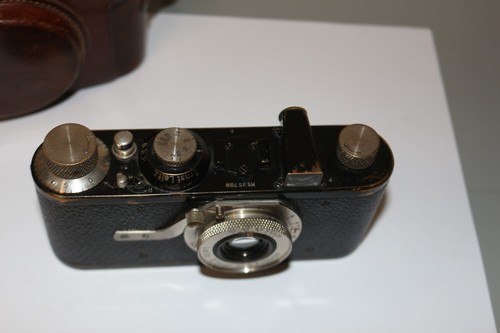 Leica 1 Ernst Leitz Wetzlar Kamera mit Tasche Nr: 35798 von 1930 Elmar 3.5 /50mm - Picture 10 of 13