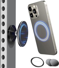 Dual Magnetic Phone Holder Suitable for Gym, Compatible with MagSafe Phone Cases