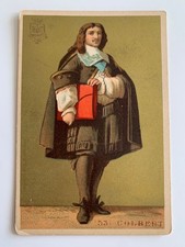 Colbert 53 Vintage French History Card 1619-1683 G. Ducoudray Hachette Card