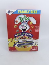 General Mills Trix Cereal Pokemon 25th Anniversary Box With Cards - New