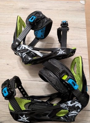 K2 Vandal Snowboard Bindung Schwarz/Grün