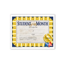 Hayes Student of the Month Certificates 30 Pack