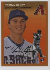 2023 Topps Chrome Platinum Anniversary Orange Refractor 16/25 Tommy Henry 1s8m
