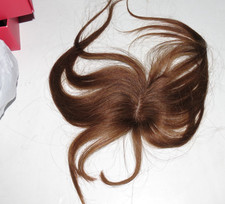 t1 Hair Toppers for Women Real Human Hair-360 3D Topper with Bangs 4 x 6 Auburn