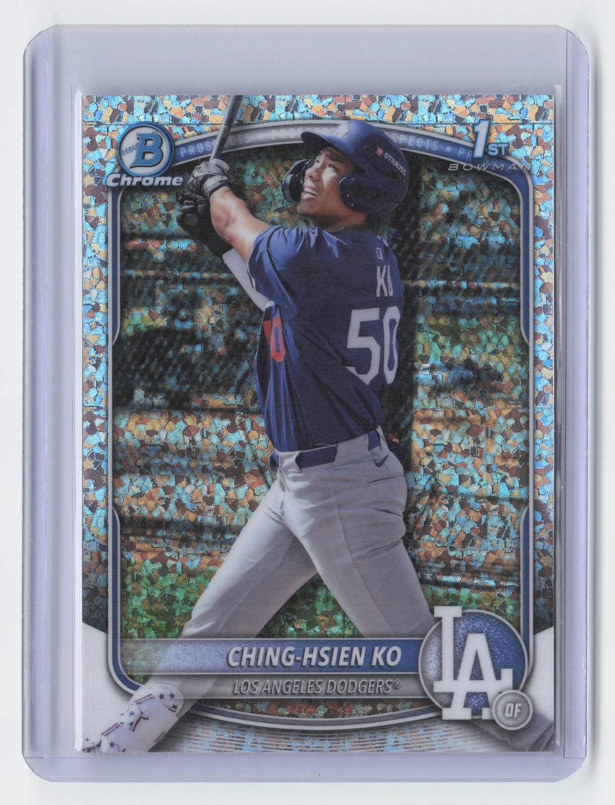 2025 Bowman Chrome #BCP-224 Ching-Hsien Ko Prospects Mini-Diamond