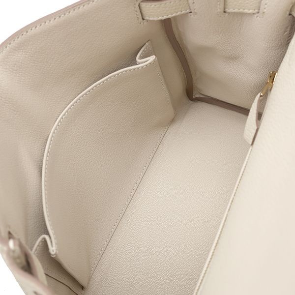 HERMES Kelly 25 2-Way Bag, Inner Stitching Togo Off-White U Stamp 9.4*7.4*3.9 in image 6