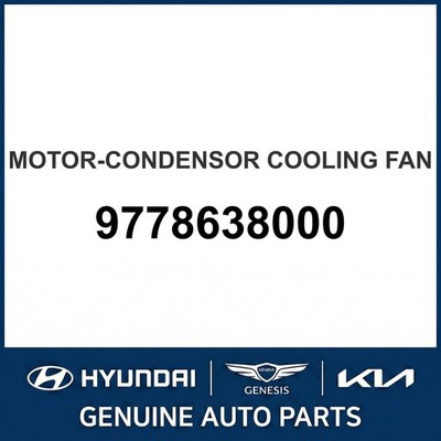 2000-2005 Kia Optima Motor-Kondensator Lüfter OEM Neu 9778638000