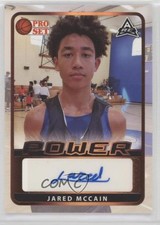 2021-22 Leaf Pro Set Power Base Auto Jared McCain #BA-JMC Auto 1c0k