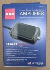 RCA Indoor Digital Signal Antenna AMPLIFIER AMP1450E Smart Boost FREE Shipping!