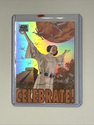 2021 Topps Chrome Star Wars Galaxy Rebellion: Celebrate Refractor