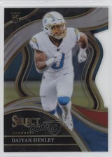 2023 Panini Select Club Level Black & Red Prizm Die-Cut Daiyan Henley #283 1p6z