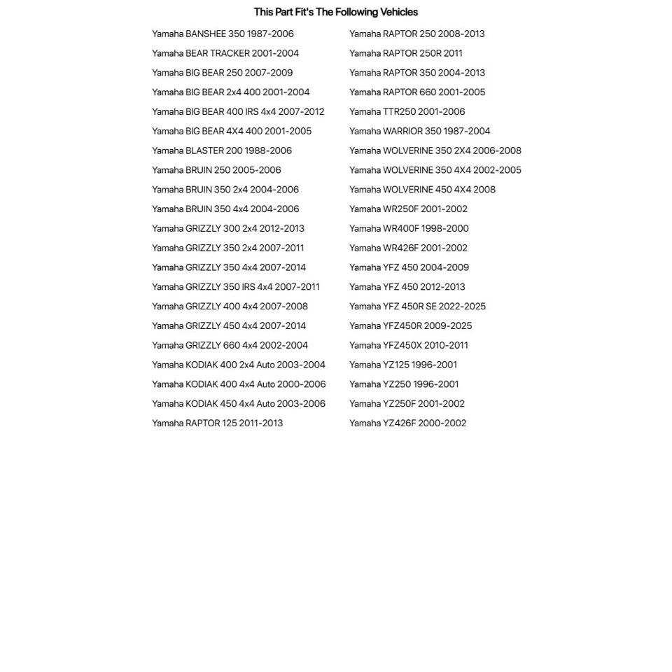 Tapa de gas de aluminio Tusk Billet negra mecanizada para Yamaha Blaster 200 1988-2006 Foto 2 de 4