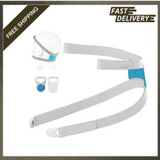 CPAP Headgear with Clips for AirFit F30i, Adjustable Leak-Free Unisex Strap