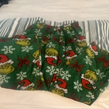 The Grinch Boys Fleece Pajama Pants Green XL/XG 12 Christmas Flame Resistant