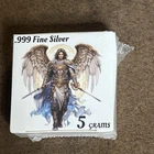 🔥Pan Silver 5g .999 Archangel LTD Mintage 3000 Art Bar - SEALED COA!