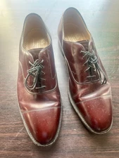 Johnston & Murphy Aristocraft Oxford Shoes Mens Size 11  Brown Leather 