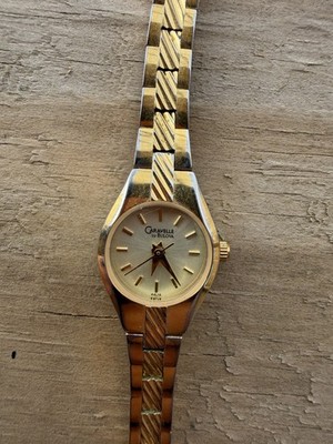 Caravelle by Bulova Women s 44L14 Gold Tone Quartz Watch