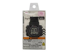 Daiso Digital Watch Black Japan New Flat rate after first