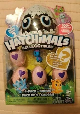 Hatchimals CollEGGtibles 4-Pack & Bonus *Season 2*