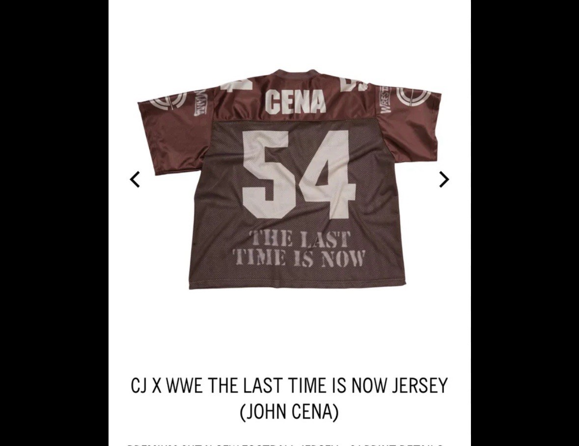 Travis Scott WWE John Cena Jersey Lサイズ Buy Cactus Jack by Travis Scott x WWE Last Time Jersey John