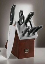 Henckels Definition 7-Piece Self-Sharpening Knife Block Set- NEW !!!