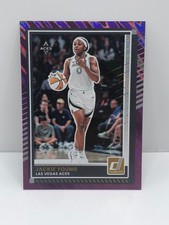 Jackie Young 2025-26 Panini Donruss WNBA Basketball Purple Lava Parallel #90/99